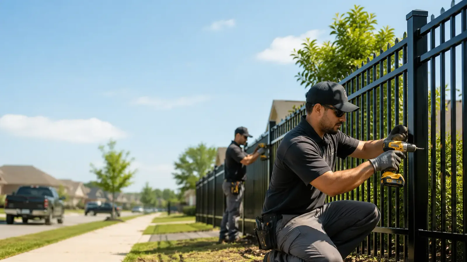 Metal Fence Installation in Assumption, IL